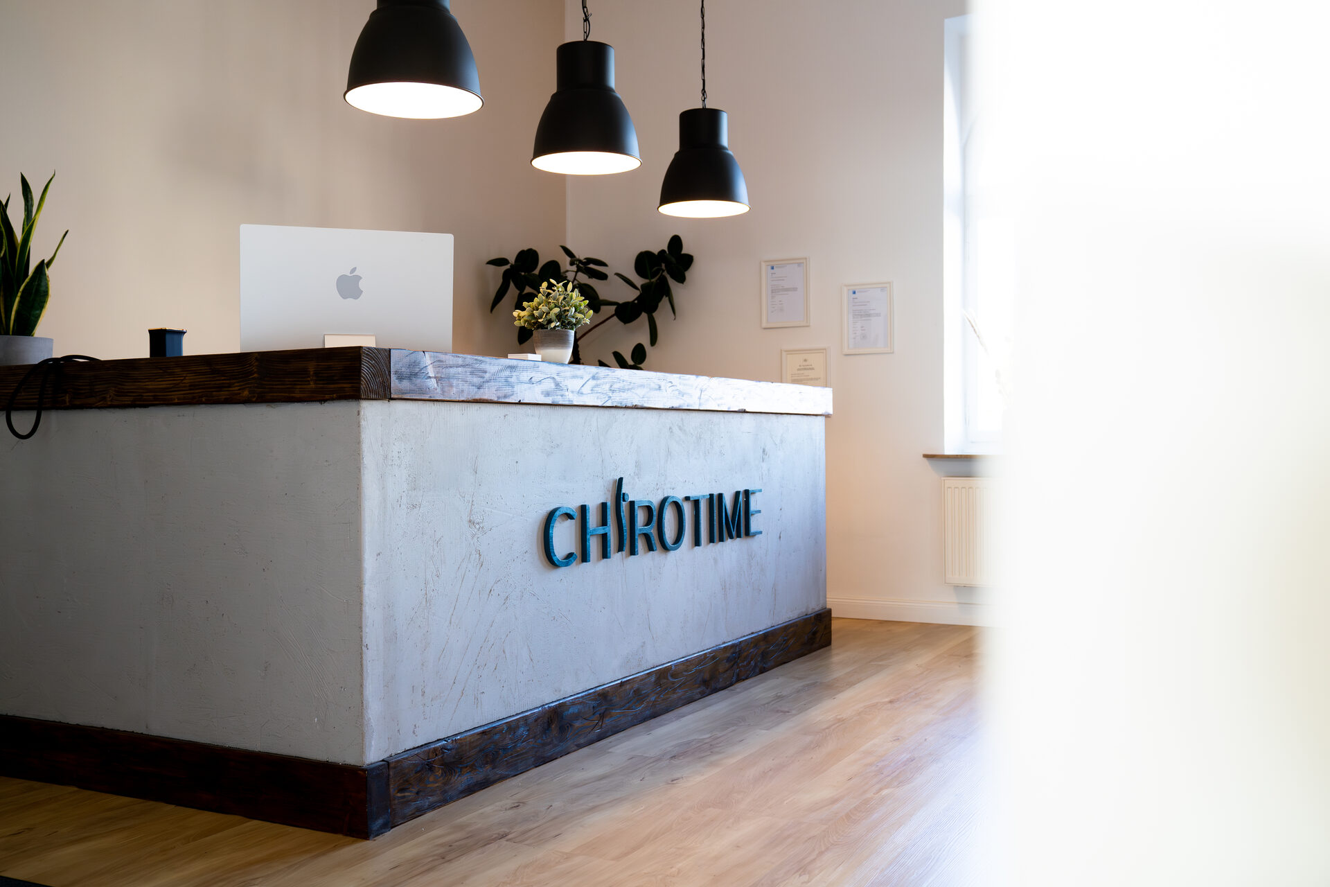 Empfang Chirotime